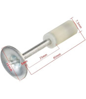 200PCS 42mm Round Steel Nails for Manual Steel Nails Gun Accessories Multipurpose