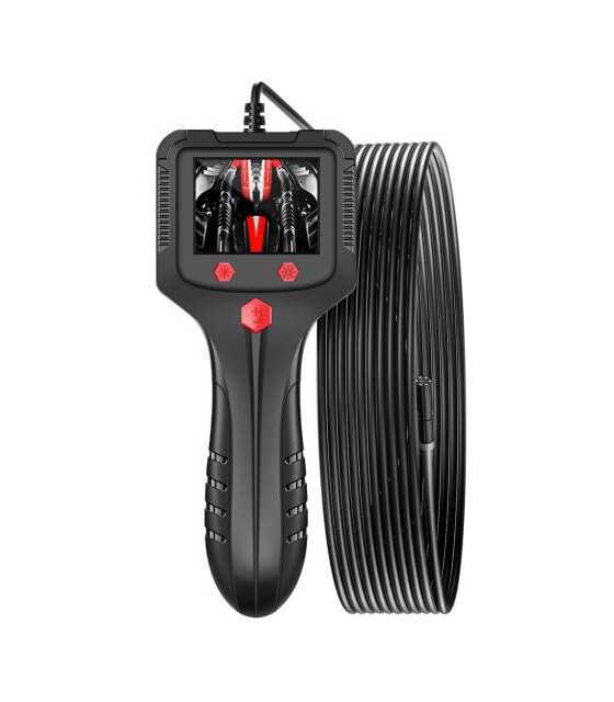 P100 Industrial Endoscope 8mm 1080P Digital Borescope IP67 Waterproof Snake Scope Camera Handheld Inspection Camera with 2.4