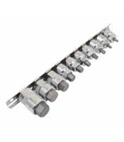 A-Z10HEXL 10PCS 3/8" + 1/2" DR. LOW PROFILE SAE HEX BIT