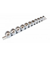 A-11IM12 11pcs 3/8'' dr imperial 12pt short socket set