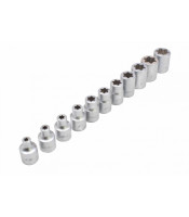A-F11ET FLAT CUT E-TORX SOCKET SET 11PCS 3/8" DR.