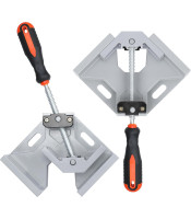 90 Degree Right Angle Clamp with Adjustable Aluminum Alloy Swing Jaw