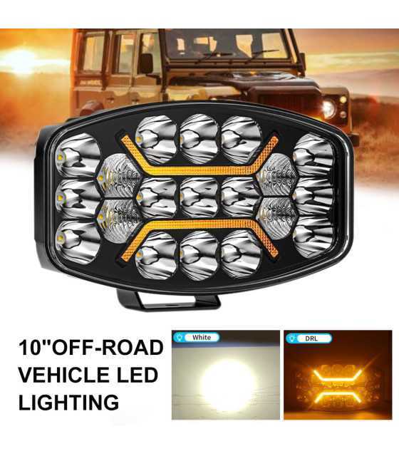ΠΡΟΒΟΛΕΑΣ ΦΟΡΤΗΓΩΝ ΜΕ ΦΛΑΣ 10 inch ΦΩΤΙΣΜΟΥ, 95W- combo Working Light