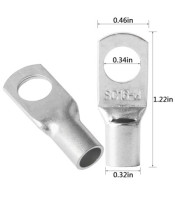 COPPER SINGLE-HOLE TERMINAL LUG SC16-8