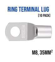 COPPER SINGLE-HOLE TERMINAL LUG SC35-8