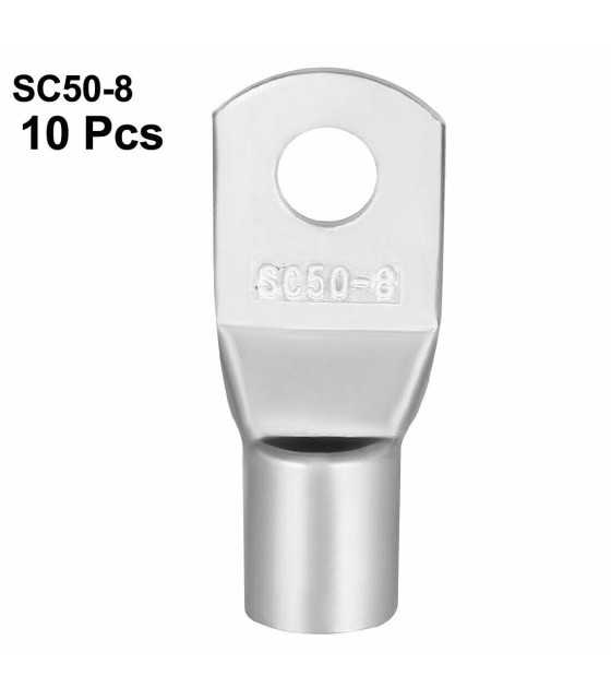 COPPER SINGLE-HOLE TERMINAL LUG SC50-8
