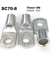 COPPER SINGLE-HOLE TERMINAL LUG SC70-8