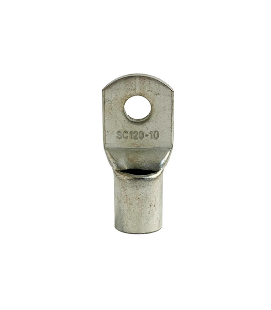 COPPER SINGLE-HOLE TERMINAL LUG SC120-10