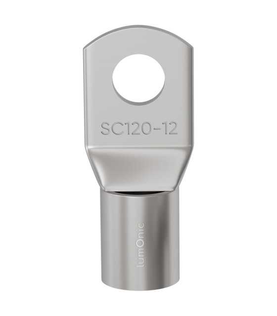 COPPER SINGLE-HOLE TERMINAL LUG SC120-12