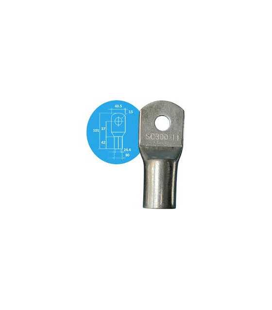 COPPER SINGLE-HOLE TERMINAL LUG SC300-14