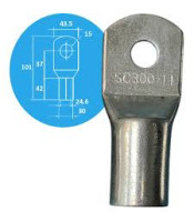 COPPER SINGLE-HOLE TERMINAL LUG SC300-14