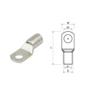 COPPER SINGLE-HOLE TERMINAL LUG SC300-14