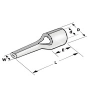 ΑΚΡΟΔΕΚΤΗΣ ΑΚΙΔΟΣ ΧΑΛΚΙΝΟΣ 16mm ΚΑΛΩΔΙΟΥ,5.5mm ΑΚΡΟ