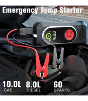 ΕΚΚΙΝΗΤΗΣ ΑΥΤΟΚΙΝΗΤΟΥ jump starter ΜΕ ΤΡΟΜΠΑ ΕΛΑΣΤΙΚΩΝ ΣΕ ΘΗΚΗ