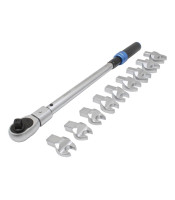 S-12IC220 HEAD-INTERCHANGEABLE TORQUE WRENCH & SPANNER SET 40-220Nm
