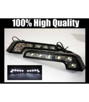 UNIVERSAL DRL 6W LED DAYTIME RUNNING LIGHT GRILL DRIVING FOG LIGHT FOR CAR TRUCK