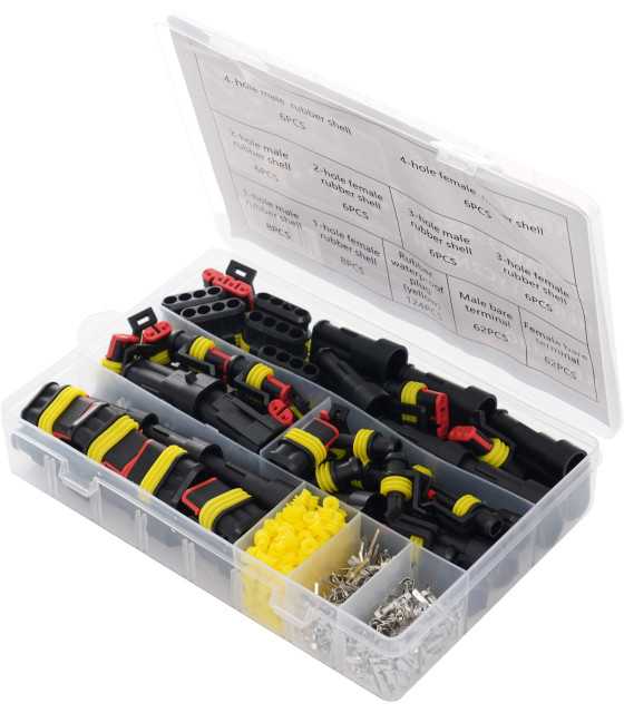 Car Wire Connector Plug Kit, Waterproof Motorcycle Auto Electrical ...