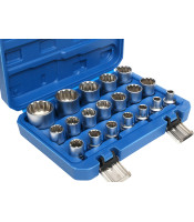 SATRA S-19GL12 19pc Gear Lock Socket Set 1/2 Drive (12 Point)