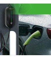 Qoltec Мобилно зарядно устройство за електромобили EV и хибриди с 2в1 Регулируем тип2 | 3.5kW | 230V | SCHUKO 16A | Wi-fi | TUYA