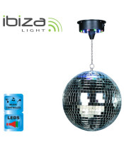 Ibiza Light DISCO1-30 mirror ball light set with LED and motor.PART...
