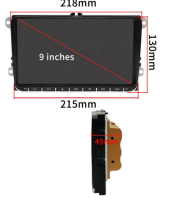 Car Autoradio GPS For VW Volkswagen Golf Polo Tiguan Passa MK5 MK6 ...
