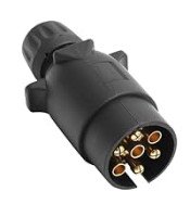 Bosch 7 Pin Metal Trailer Plug Male CS-12