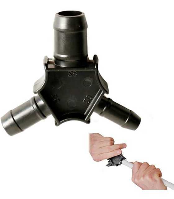 Calibrator converter for pipes PEX 20-25-32