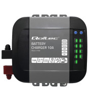 Qoltec Smart Monolith зарядно за LiFePO4 AGM GEL SLA батерии | 10A | 12V