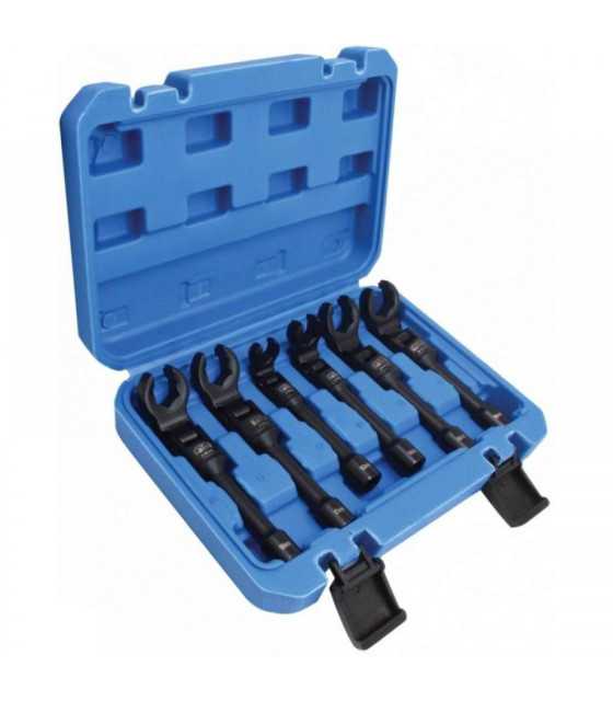 6 adjustable nozzle oil pipe wrenches, interchangeable open-end wrenches