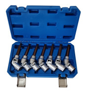 Комплект 7 TORX 1/2" компас съединени клавиши с T25 T27 T30 T35 T40 T45 T50 съединение