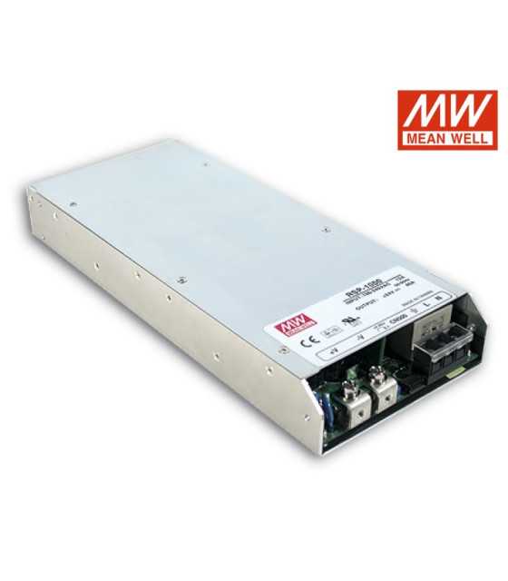 Switching power supply RSP-1000-24, 20~26.4/24VDC, 40A, 960W, IP20, MEAN WELL