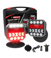 Wireless Trailer Lights 110° Rotatable, Magnetic LED Trailer Light for Towing