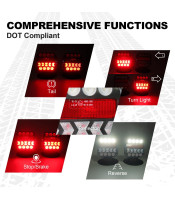 Wireless Trailer Lights 110° Rotatable, Magnetic LED Trailer Light for Towing