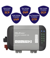 24v ΕΞΥΠΝΟΣ ΦΟΡΤΙΣΤΗΣ ΜΠΑΤΑΡΙΑΣ LiFePO4, AGM, GEL, SLA, 10Α, 24V, 51952