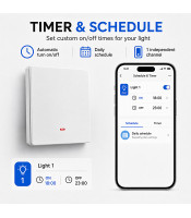 Smart 1 превключвател за превключване на канала | Wi-Fi | Таймер | Туя | Интелигентен живот