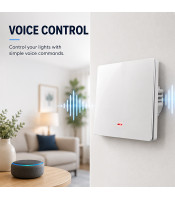 Smart 1 Channel Switch Light Switch | Wi-Fi | Timer | Tuya | Smart life | White
