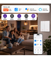 Smart 2 Channel Switch Light Switch | Wi-Fi | Timer | Tuya | Smart life | White