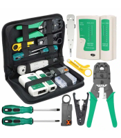 Network Tool Kit for Cat5/5e, BlackNetwork Tool Kit