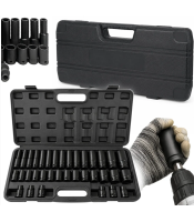 IMPACT SOCKET SET, Isa-35 Renew foreheads