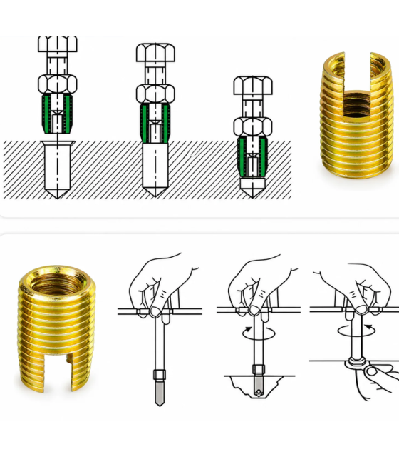 Set of bushings for repair thread EL-50 RENEW FORCE