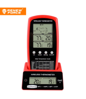 Digital kitchen thermometer for meat and steaks food 2x LCD + 2x probe XL