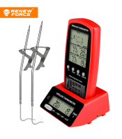 Цифров кухненски термометър за месо и пържоли храна 2x LCD + 2x сонда XL