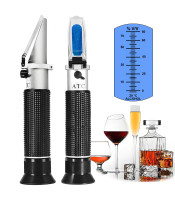 0-80% Alcohol Refractometer For Spirits Household Liquor Brewing Refractometer Alcohol Concentration Detector