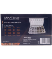 Set of rivet nuts 300 pcs. M3-M10 KD10486