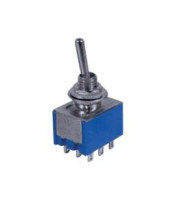 MINI TOGGLE SWITCH ON-ON 2A/250V 9P MTS-302-A1