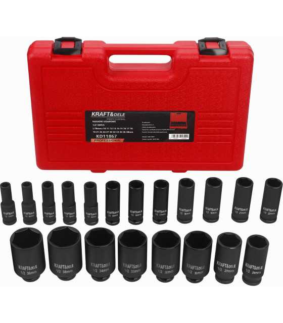 Impact caps 1/2" 20 pcs  Impact caps 1/2" 20 pcs KD11867