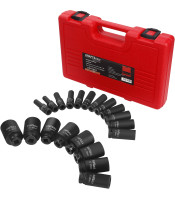 ΣΕΤ 20 ΚΑΡΥΔΑΚΙΑ 1/2 ΕΞΑΓΩΝΑ ΚΡΟΥΣΗΣ ΜΕ ΘΗΚΗ 10 - 38 mm