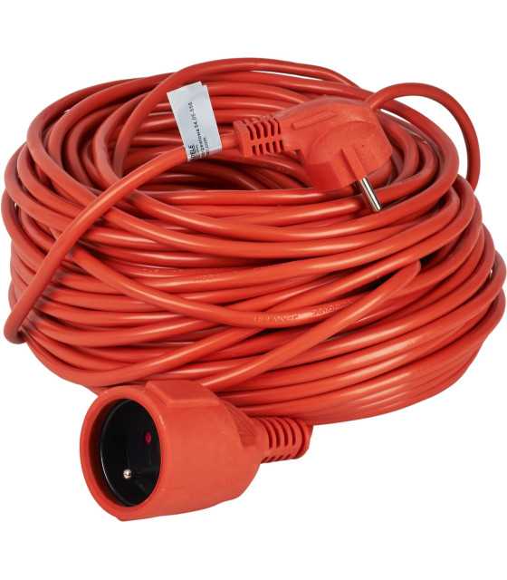 Удължител 50m, 3x1.5mm2, PVC, IP20, бял