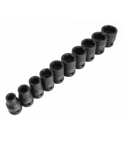 1/ Sq High Torque Impact Socket Set Metric Hexagon Nut 10-24 Tool