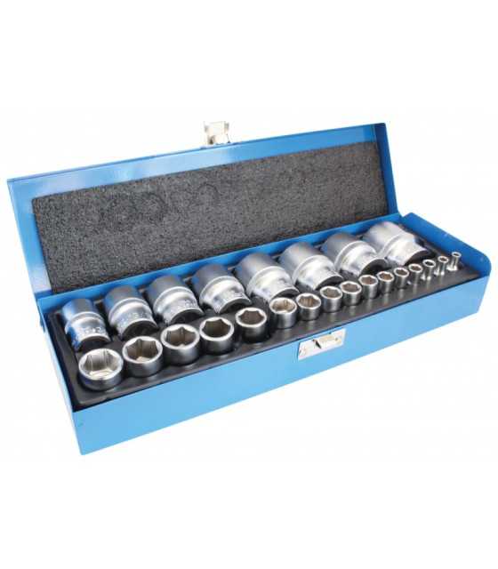 S-MB245 1/4''+1/2'' DR. SOCKET SET 24PCS